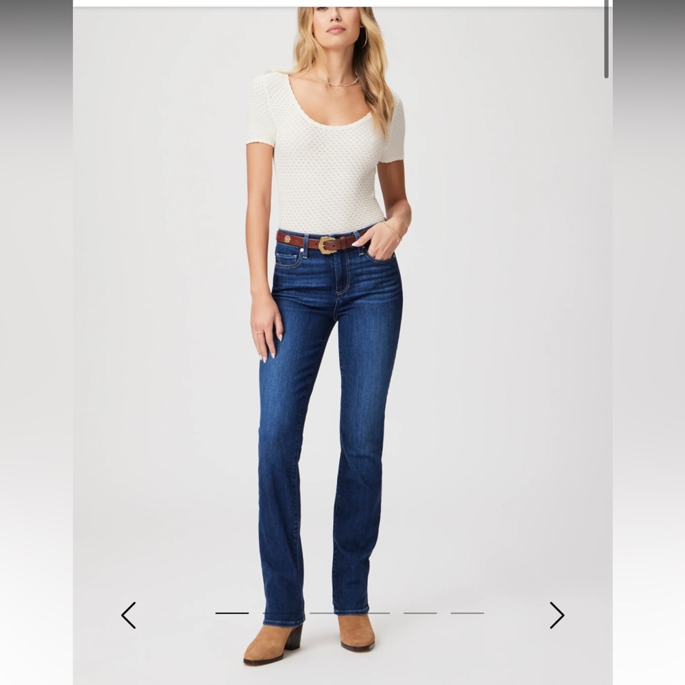 Paige denim hoxton straight ankle jean size 28 color primavera